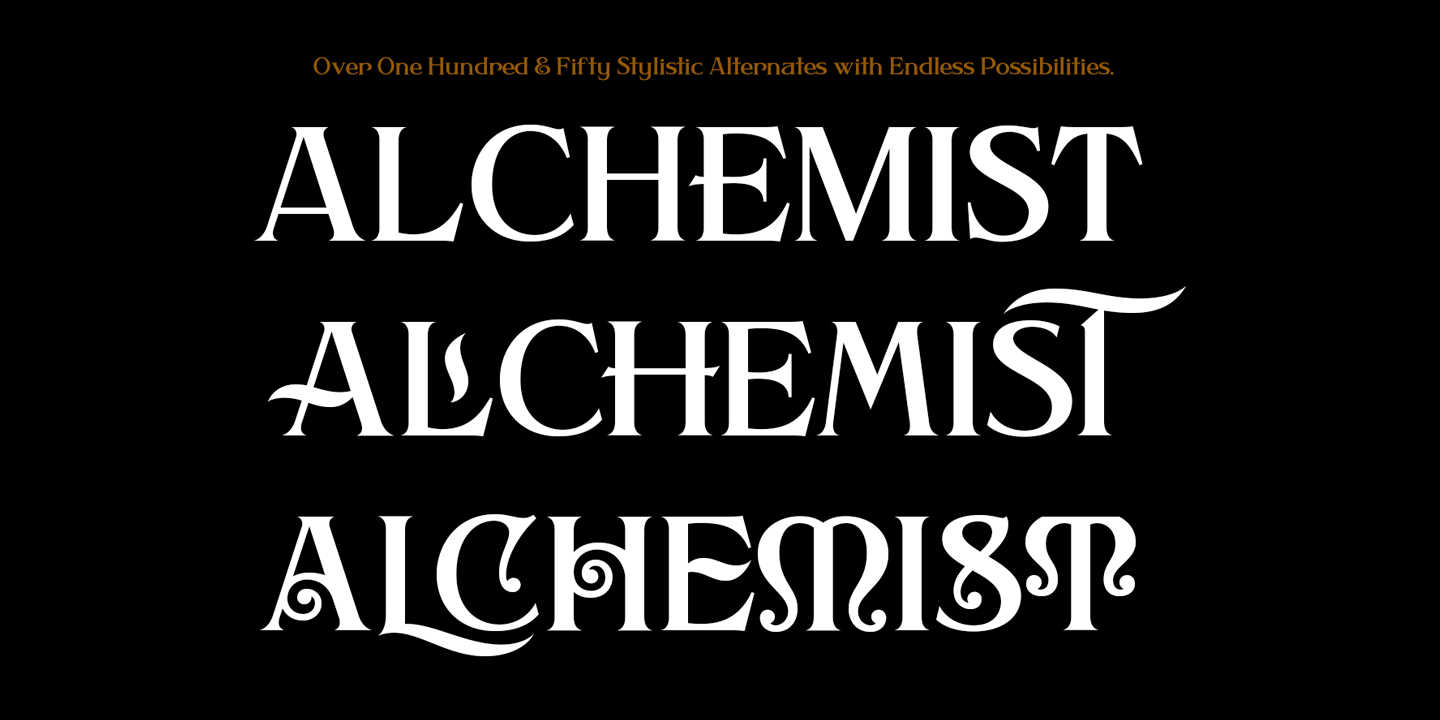 Example font Alchemist #2